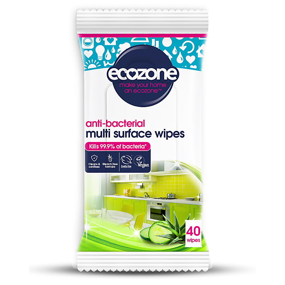 ecozone Ecozone Anti Bacterial Multi-Surface Wipes | Official Site