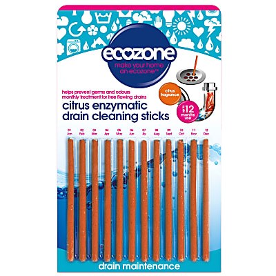 Citrus Enzymatic Drain Cleaning Sticks