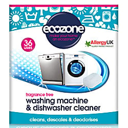 Fragrance Free Washing Machine & Dishwasher Cleaner (36 tablets)