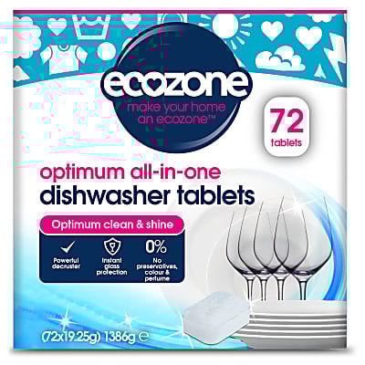 Optimum All in One Dishwasher Tablets (72 pack)