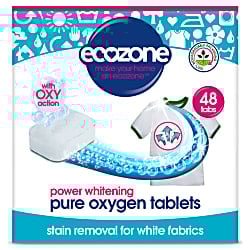 Pure Oxygen Whitener Stain Removal Tabs for Whites - 48 tabs