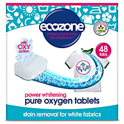 Pure Oxygen Whitener Stain Removal Tabs for Whites - 48 tabs