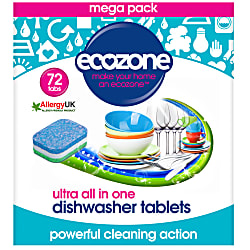 ultra all in one dishwasher tablets - 72 tabs